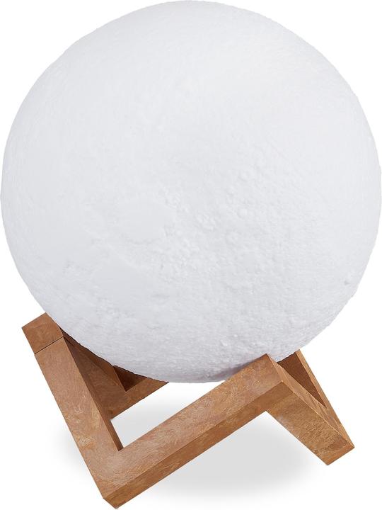 Actual product image Relaxdays Moon Lamp 3D