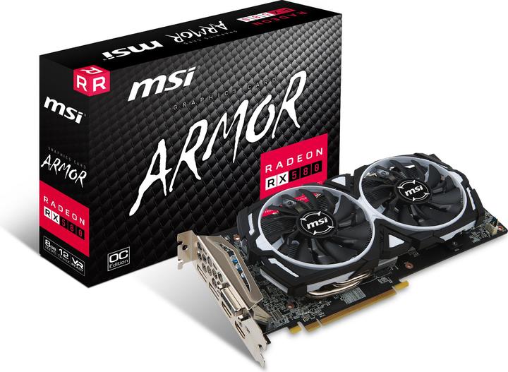Produktbild MSI Radeon RX 580 ARMOR OC (8 GB)
