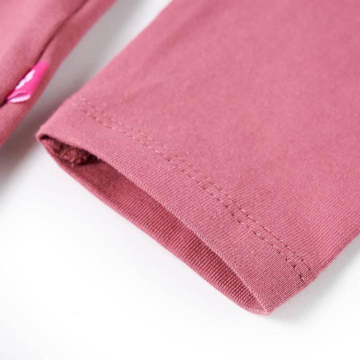Produktbild VidaXL Kinder-Langarmshirt Himbeerrosa 128,Material: 95 (128)