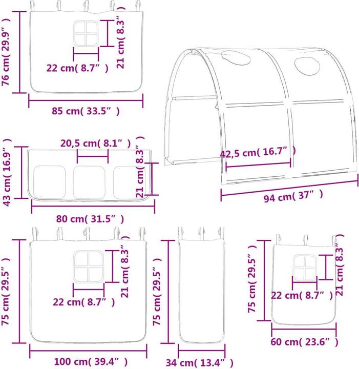 Produktbild VidaXL Theone (80 x 200 cm)