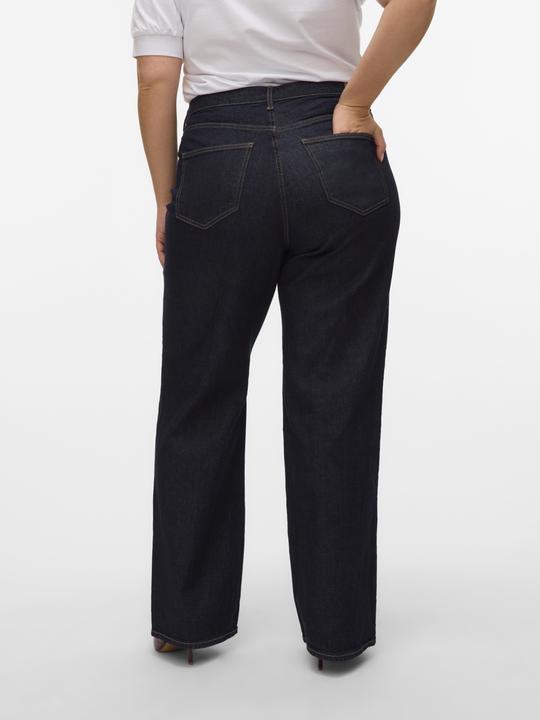 Actual product image Vero Moda VMCTESSA Hohe Taille Weiter Beinschnitt Jeans Weit geschnitten (46)