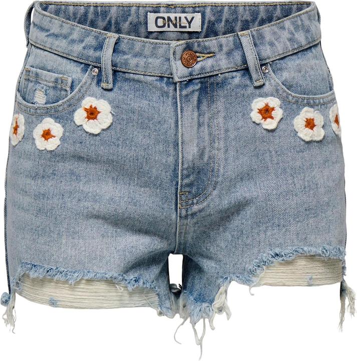 Only ONLPACY Hohe Taille Normal geschnitten Jeans-Shorts Jeans-Shorts (XS)