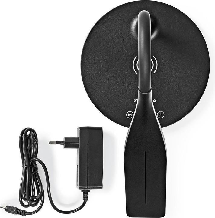 Actual product image Nedis LED lamp with wireless charger | DimmSwitch | LED / Qi | 10 W | with dimming | Cold white / (350 lm)