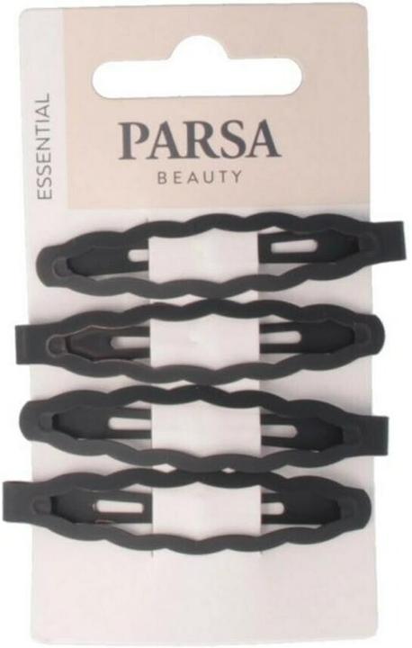 Parsa Beauty PARSA Haarclips gewellt, matt, schwarz 4 Stk. (4 Stk.)