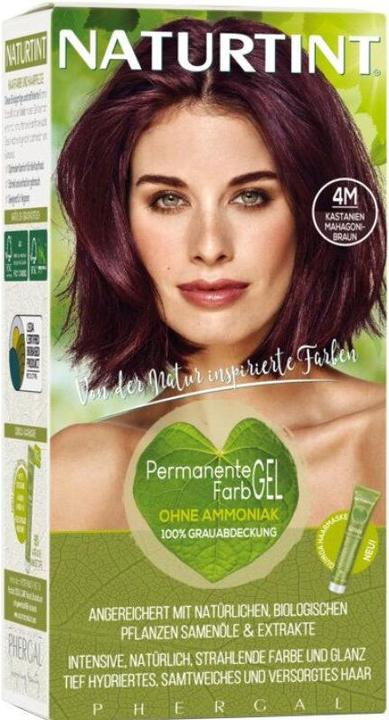 Produktbild Naturtint Permanentes Haarfarbegel 4M Kastanien Mahagonibraun ohne Ammoniak (4M Kastanien Mahagonibraun ohne Ammoniak)
