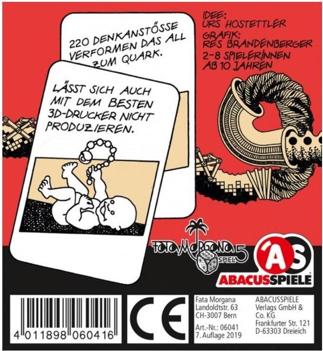 Produktbild Abacus ABA06041 - Ein solches Ding, Kartenspiel, 2-8 Spieler, ab 10 Jahren (DE-Ausgabe) (Deutsch)