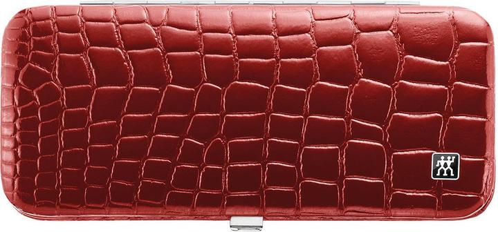 Actual product image Zwilling Classic Inox frame case, 5-pcs | cowhide | red