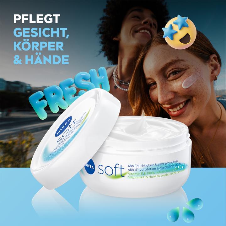 Produktbild NIVEA Soft Feuchtigkeitscrème (50 ml, Tagescreme)