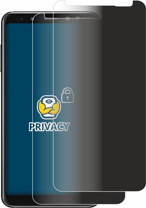 Actual product image BROTECT Anti-spy privacy film Blue light protection film (2 Piece, Samsung Galaxy A8 (2018))