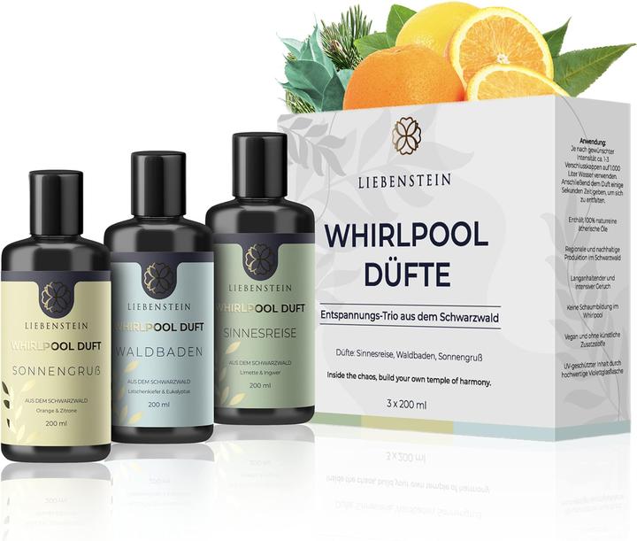 Image du produit Liebenstein Kit de senteurs pour spa bio (600 ml, Huile de bain)