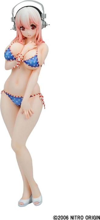 Kaitendoh Nitro Super Sonic statuette PVC 1/6 Super Sonico Paisura Bikini Ver. Re-Run 28 cm