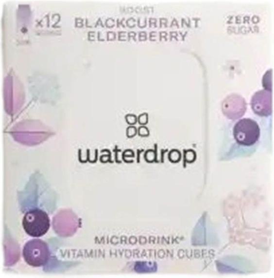 Produktbild Waterdrop Boost (Schwarze Johannisbeere, Holunderbeere, Açaí, 12 x)