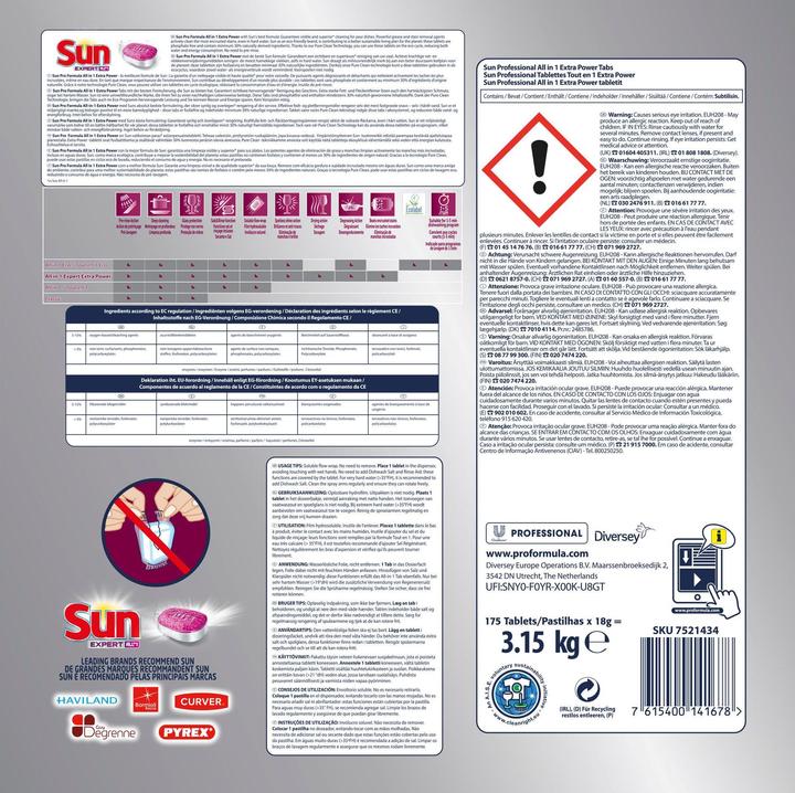 Produktbild Sun Professional All in 1 Extra Power (Tabs, 175 x)