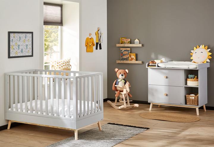 Image du produit Pinolino Set de chambre d'enfant 'Dusk' large, 2 pcs. (Lit de bébé, Unité de changement)