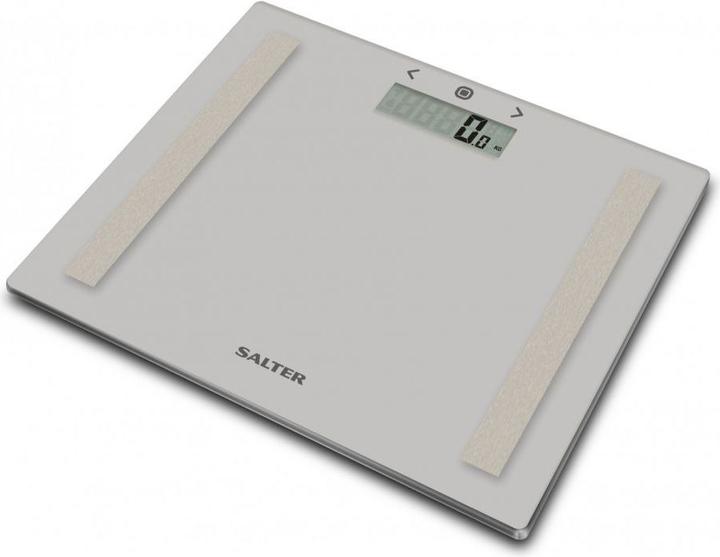 Produktbild Salter 9113 GY3R Compact Glass Analyser Bathroom Scales - Grey (150 kg)