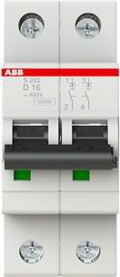 Actual product image ABB S202-D16 Automatic circuit breaker 2-pole