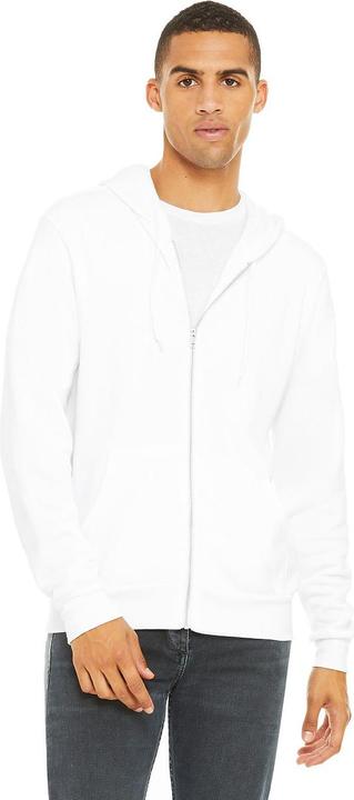 Actual product image Bella Canvas Adults Unisex Full Zip Hoodie (M)