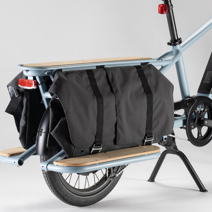 Immagine prodotto Decathlon Doppel-Fahrradtasche Longtail (100 l, Borsa portapacchi)