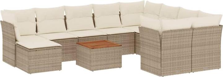 Produktbild VidaXL 10-tlg. Garten-Lounge-Set mit Kissen