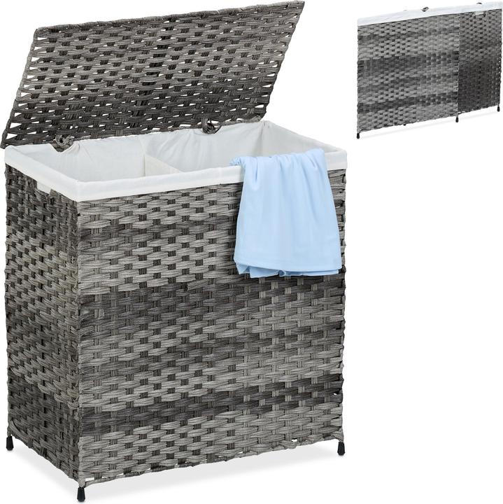 Immagine prodotto Relaxdays Cesto per il bucato (110 l)