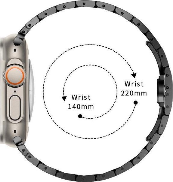 Immagine prodotto MU Style Bracciale di ricambio Iron Man in acciaio inossidabile serie OH (20 mm, Acciaio inossidabile, Larghezza dello spigot 20 mm)