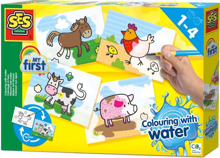 Image du produit Ses Mes premières couleurs avec de l'eau - Animaux de ferme