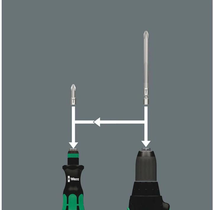 Produktbild Wera Kraftform Kompakt 20 (1,0 x 5,5 mm / 1,2 x 6,5 mm / PZ 1 / PZ 2 / PH 1 / PH 2)