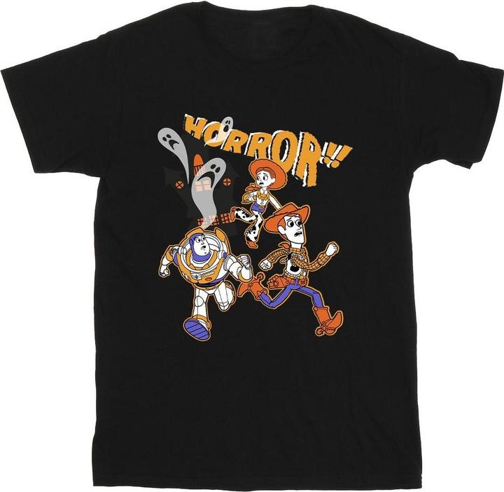 Actual product image Toy Story Mens Horror Run Away Cotton Halloween T-Shirt (4XL)