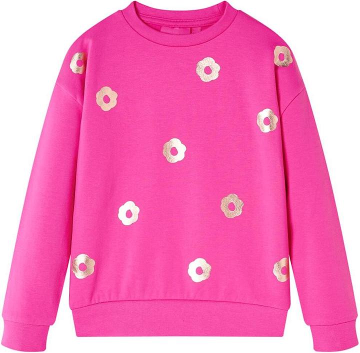 Produktbild VidaXL Kinder-Sweatshirt Dunkelrosa 128,Material: 95 % Baumwolle. 5 (128)
