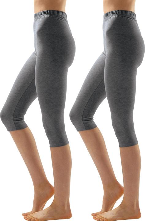 Image du produit Erwin Müller Leggings Capri pour femmes - Lot de 2 (44, 46)