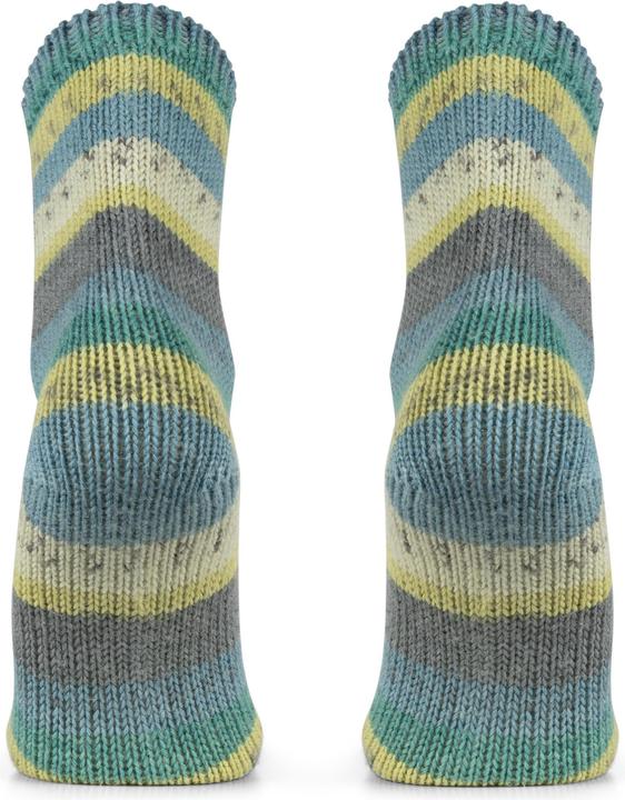 Actual product image Normani 2 Paar Gestrickte Wollsocken Bunt-geringelt (pack of 2, 39 - 42)