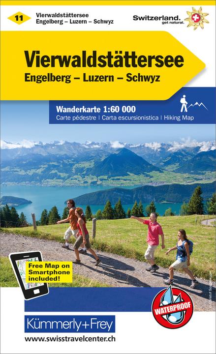 Produktbild Wanderkarte Vierwaldstättersee