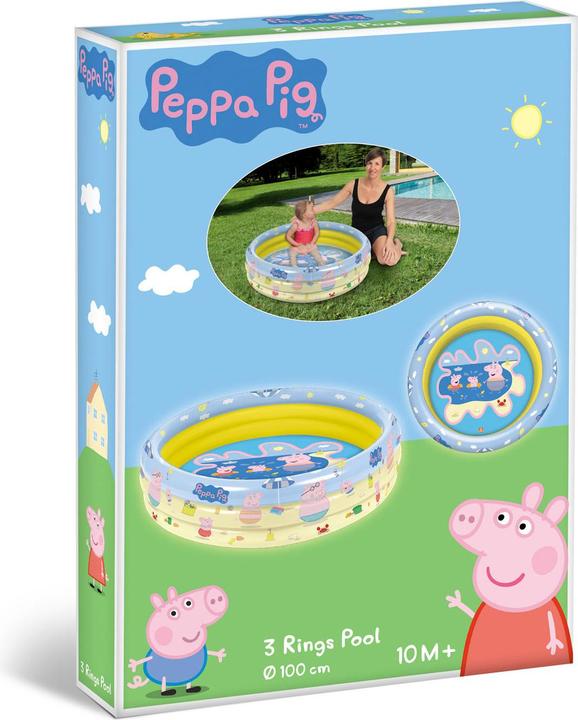Actual product image Mondo Peppa Pig swimming pool 3 rings
