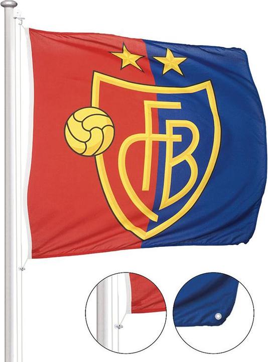 Actual product image Keller Fahnen Sportfahne FC Basel official Superflag® 150x150 cm