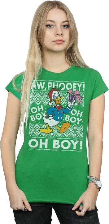 Image du produit Disney - T-shirt DONALD DUCK CHRISTMAS FAIR ISLE - Femme (L)