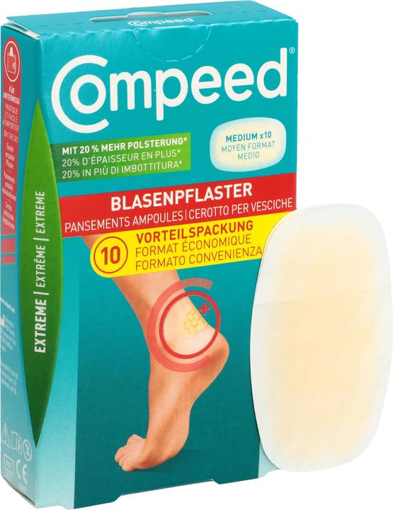 Image du produit Compeed pansement pour ampoules extrême pour talon (10 x)
