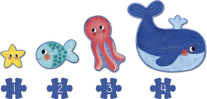 Produktbild Goula Puzzle XXL 13 Stücke Ozean (18 Teile)
