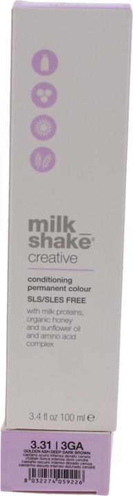 Image du produit Milk_Shake Creative Conditioning Permanent Colour 100ml 3.31/3GA Golden Ash Deep