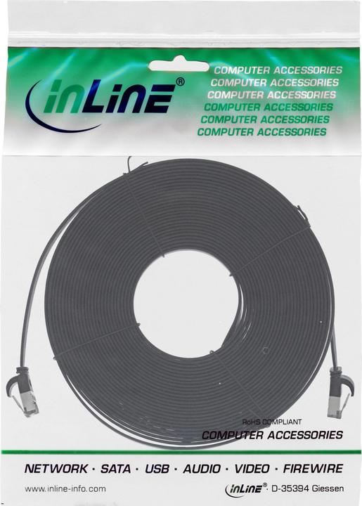 Productafbeelding InLine Patchkabel plat (U/FTP, CAT8.1, 7.50 m)