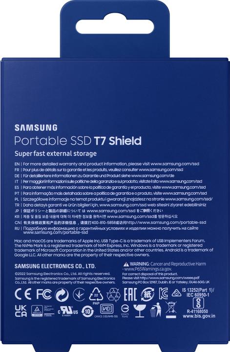 Image du produit Samsung T7 Shield (1000 Go)