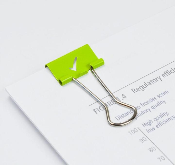 Image du produit Rapesco 1421 19mm Crochet Clips de fixation Foldback (vert) - 80 clips (80 x)