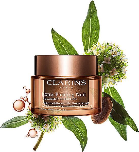 Produktbild Clarins Extra-Firming Nuit (COLLAGEN)³ TECHNOLOGY Crème Peaux sèches Refill (50 ml, Nachtcreme)