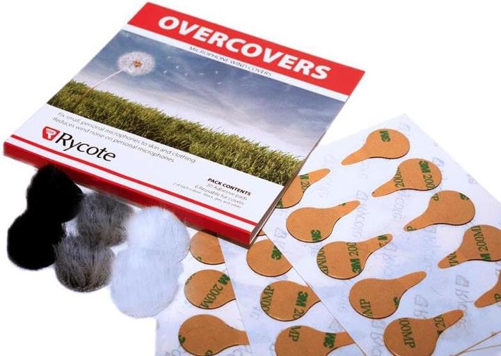 Produktbild Rycote O-COVER WHITE 30X STICKIE / 6X (Fell)