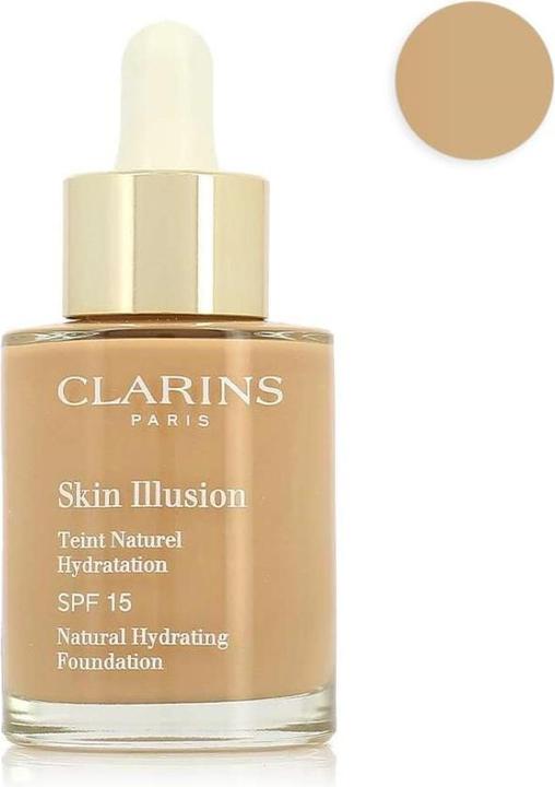 Produktbild Clarins Skin Illusion natural moisturizing foundation SPF 15 112.3 Sandalwood 30ml (112.3 Sandalwood)