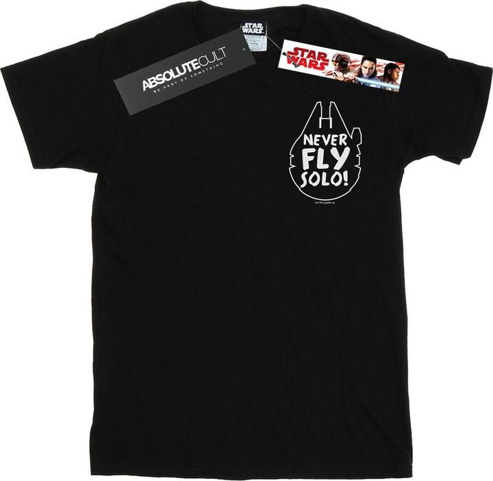 Star Wars Never Fly Solo TShirt (XL)