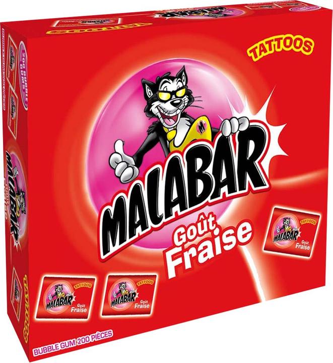 Produktbild Malabar Kaugummi Erdbeerengeschmack (1 Stk., 1400 g)
