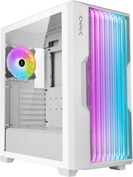 Produktbild Azza Guardian 520WG GAMING Miditower Weiss RGB Glassgitter retail (mATX, ITX, ATX)