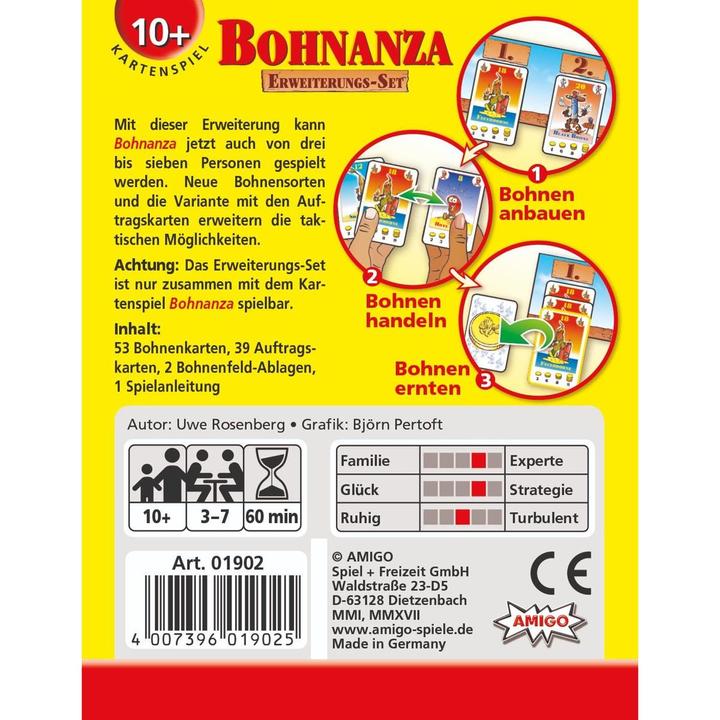 Image du produit Amigo Kit d'extension Bohnanza (Allemand)