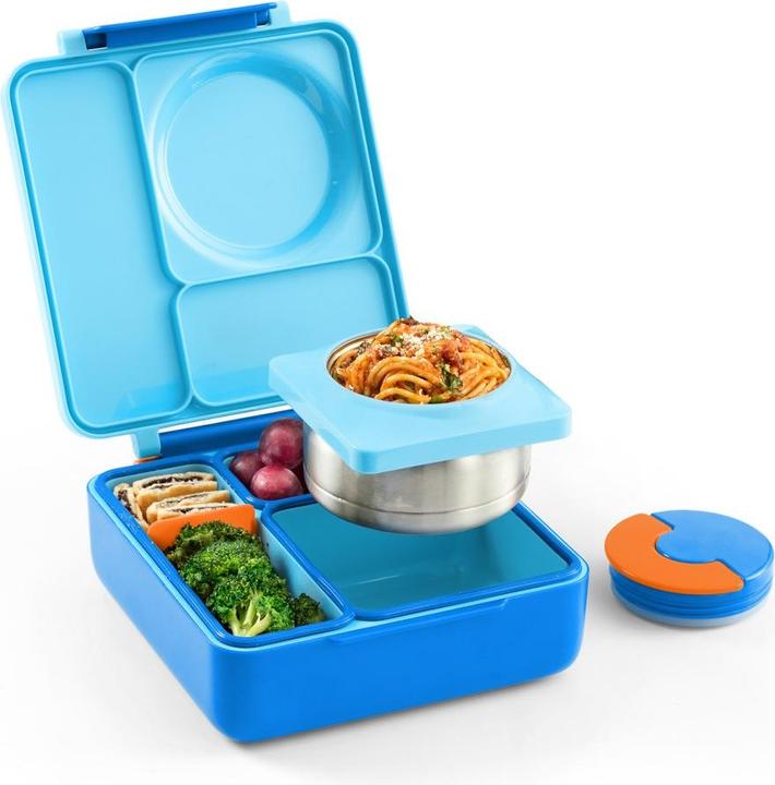 Immagine prodotto OmieLife OmieBox caldo e freddo - Bento lunch box con contenitore termico, Blue Sky