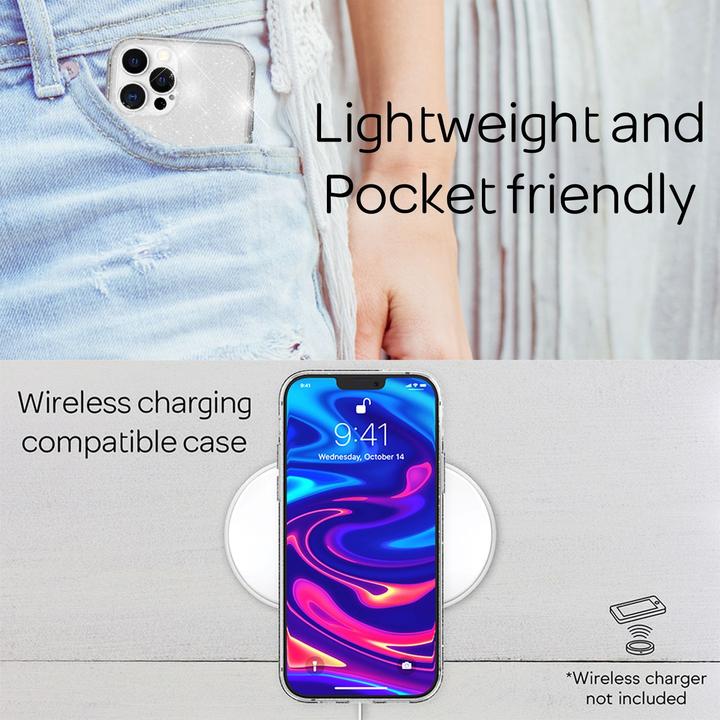 Image du produit Nalia Housse transparente en silicone pour téléphone portable (Apple iPhone 13 Pro Max)